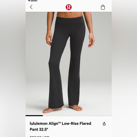 lululemon athletica Pants & Jumpsuits Low Rise Align Flare Yoga